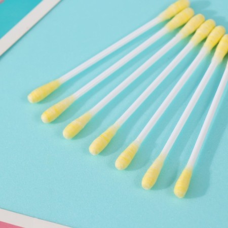 Cotton sticks yellow 100 pcs in p/floor package-2
