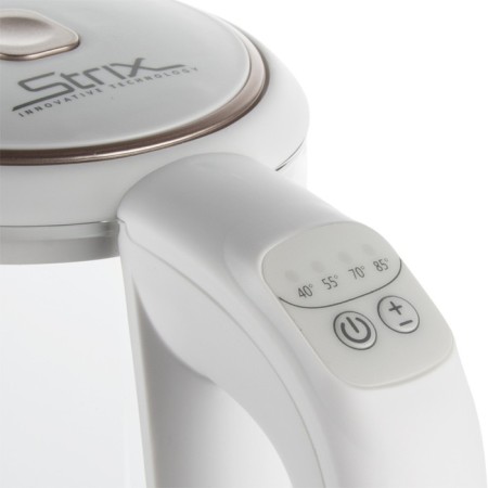 Electric kettle Redmond Skykettle RK-G203S, glass, 2 l, 2200 watts, adj. t °, white-8