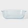 Glass form for baking, 20 × 20 × 6.6 cm