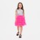 New Year. Children's dress with sequins KAFTAN, p. 34 (122-128), bright pink