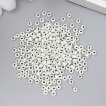 Glass beads 8/0 "Color middle. Olive" 10 g-1