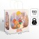 Gift package, 22x22x1 cm, craft, packaging, baby and Carlson