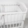 The side in the crib, size 31x180 cm, beige color