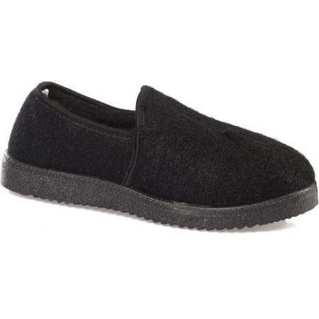 Male cloth shoes 183-01, black color, size 45 (292 mm)