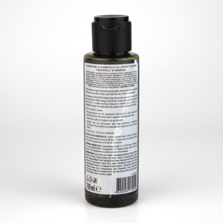 Shower gel and shampoo 2 in 1 Ecolatier Grapefruit & Verbena, male, 100ml-1