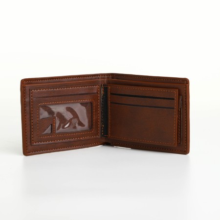 Pearl husband (538), 12*2*10 cm, 2 depth, d/maps, d/coins, without fasteners, brown-5
