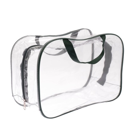 Bag in a hospital, with a cosmetic bag, the color is dark green-3