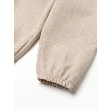 Children's pants minku, beige color, height 80-86 cm-2