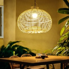Ceiling Lamp from Rotan 