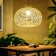 Ceiling Lamp from Rotan "Kint" 1x120W, E27, 40x40x32 cm