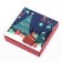 Gift box team with the window "New Year's abstraction", 11.5 x 11.5 x 3 cm