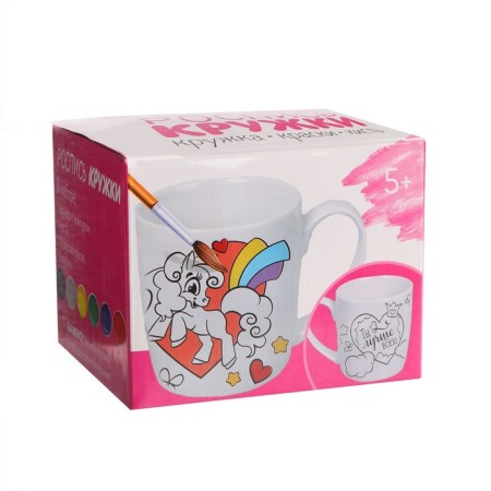 Mug under the painting "Little Princess", 300 ml-5