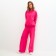 Female set (sweatshirt/pants), fuchsia color, size 42