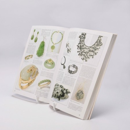 Book stand, 8.5 × 13.5 × 15.6 cm, white color-2