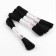 Knitted elastic, 8 mm, 4.5 m, 4 pcs, black color