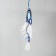 Dreams of Dreams from the evil eye 5 rings "Nazar" with feathers 20x55 cm