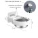 Nast-wall ashtray stainless steel for the toilet, bathroom, D-8.5 cm