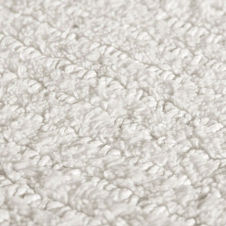 Soft bathroom rug, 60x90 cm, white color-6