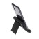 Luazon phone stand, folding, adjustable height, black