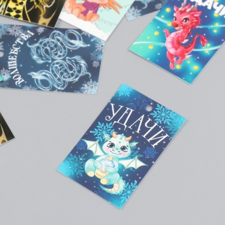 Cardboard "Dragon" set 10 pcs (5 types) 4x6 cm-2