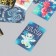 Cardboard "Dragon" set 10 pcs (5 types) 4x6 cm