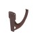 Brown of the gutter of the technonic PVC D125 Brown
