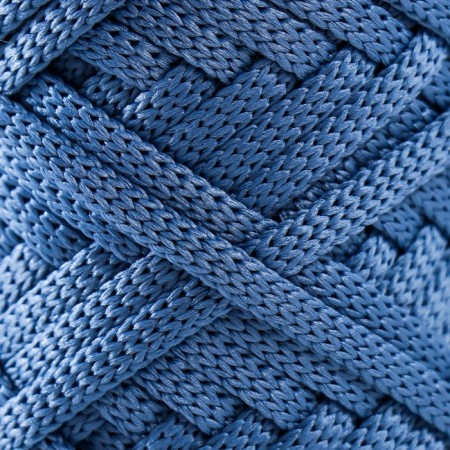 Knitting cord 100% polyester, width 4 mm 50m (jeans)-2