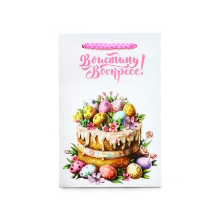 Gift package for Easter cake, 12 × 18 × 12 cm-3