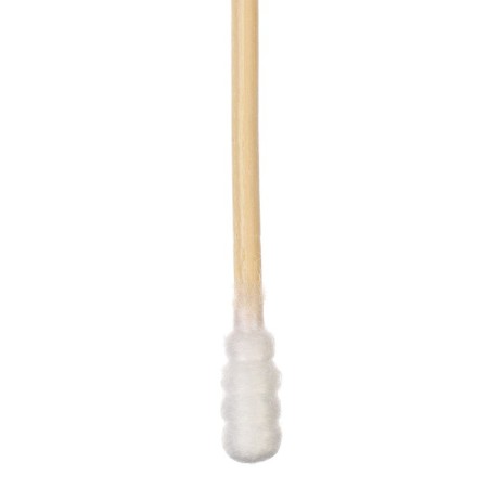 Cotton sticks, package 100 pcs, tip - spiral, cotton/bamboo (stick)-5