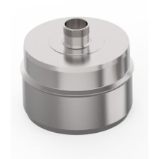 A stupe of condensate flow, D 150 mm, stainless steel 0.5 mm, fitting 3/4 