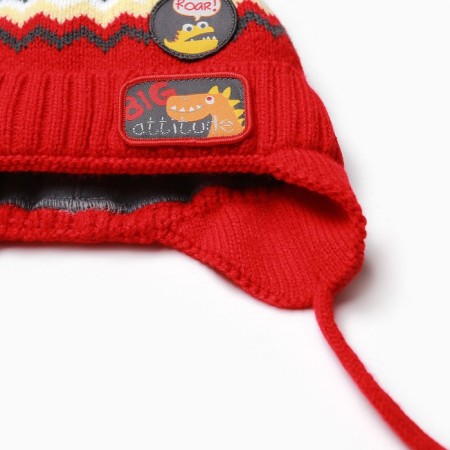 Children's hat, red color, size 44-1