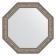 Mirror in the baguette frame, vignette aged silver 56 mm, 50.4x50.4 cm