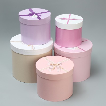Set of hats 5 in 1, gift packaging, “gift for you”, 13 x 14 - 19.5 x 22 cm-1