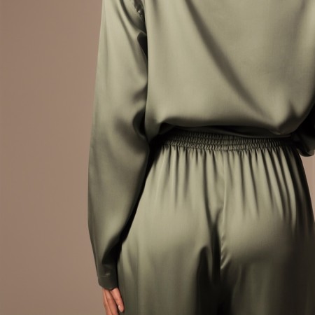 Home suit (shirt and trousers) SL Home p. M, green-5