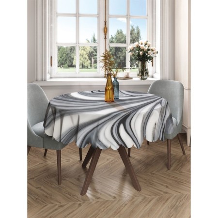 The tablecloth “Illusion pattern”, round, Saten, d = 150 cm-2