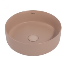 ABBER Bequem AC2108MBB sink, invoice, 360x360x120 mm, beige, matte