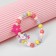 Bracelet Children's "Choselka" unicorn-princes with a flower, color