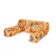 Handwheel chair-club “Vika”, size 100x100x75 cm, mobbled, velor