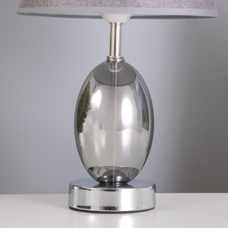 Table lamp "Isolda" 1x40W E27 Smoky 22.5x22.5x38cm-3