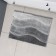 House mats “Waves”, 43 × 61 cm, gray color