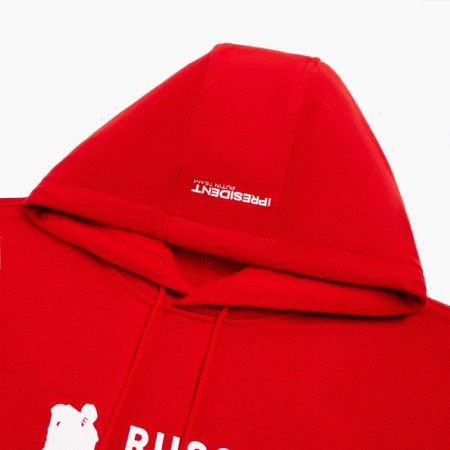 Hoody President Sports. Hockey, size S, red color-11