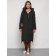 Coat insulated winter female, size 54, dark green color