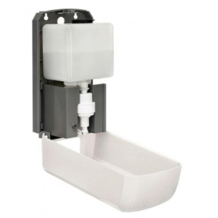 Dispenser machine for liquid soap 8678, 1 l, plastic, white-8