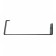 Bracket for the DualSense PS5 charger, wall, black