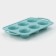 The form for baking "Figures. Circle ”, 32.5 × 18.5 × 4 cm, 6 cells, (7 × 7 × 4 cm), turquoise color