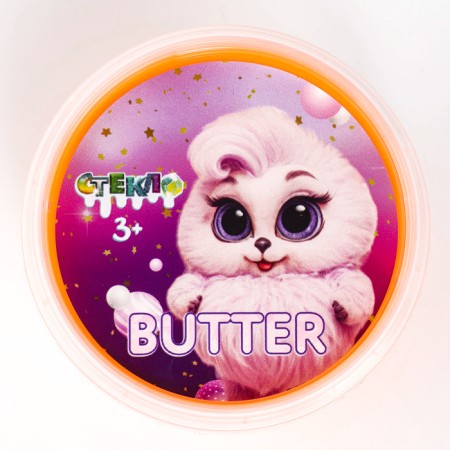 Slime "Glass", Butter series, orange, 75 g-2