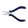 Long -bearing Mini curved tundra, nickelled, two -component handles, 125 mm