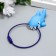 PVC keychain on the cable "toothy shark" 9.5x5 cm