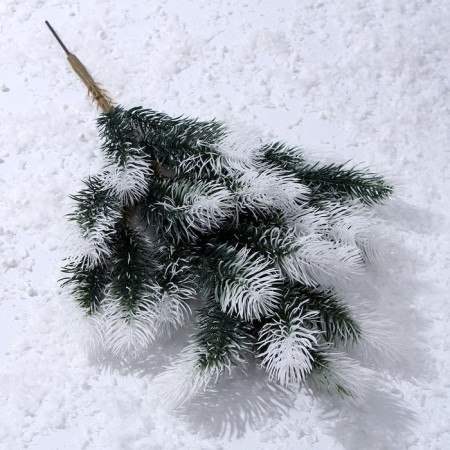 Decor "Branch of Frosty spruce"-4