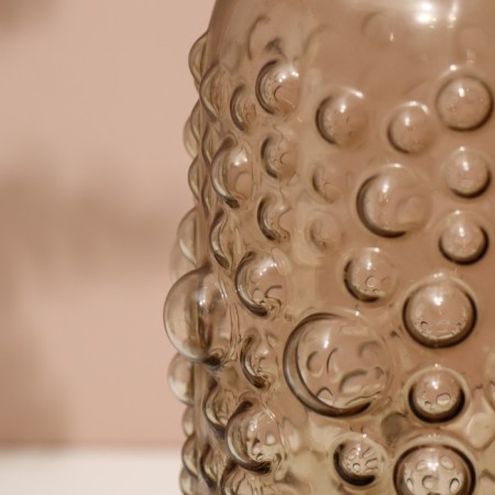 Vase for flowers "Malva" from dark transparent glass 30 x 15 x 15 cm-6